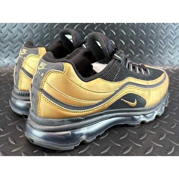 Nike Air Max 24/7 Metallic Gold Black 397252-015 Mens sneakers size 9 - Picture 3 of 8
